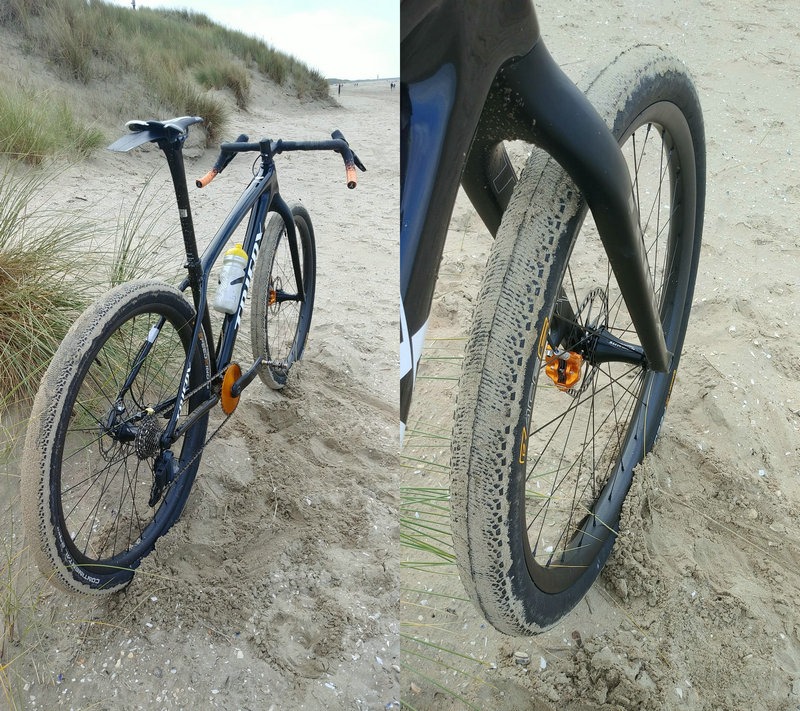 Trifox bike with carbon mtb wheels