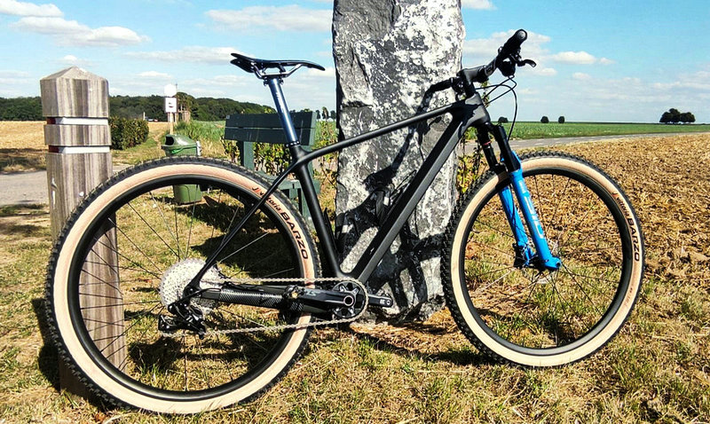 Bicicleta de campo traviesa de carbono 29er